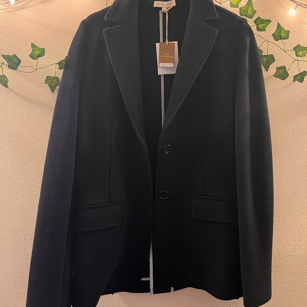 BRAND NEW Ann Mashburn Navy Blazer Jacket Parker